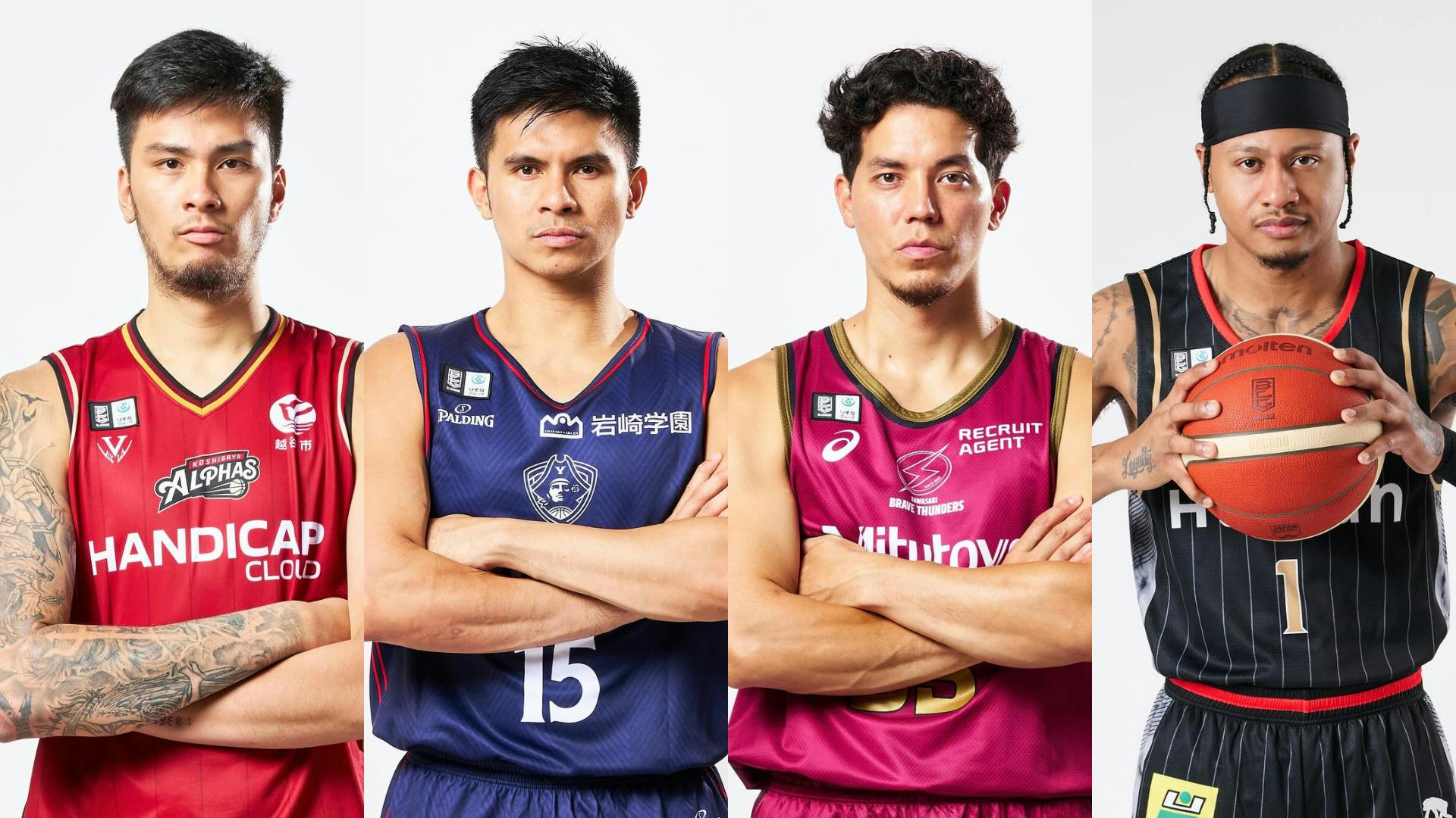 From Kai Sotto to Kiefer Ravena, fresh threads for Pinoy Asian Quota Players in 2024-25 B.LEAGUE season